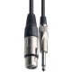 Force FMC-03/3 шнур микрофонный, jack (mono) - XLR (F), 3 м