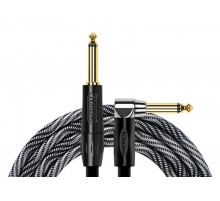 Kirlin IWB-202BFGL 6M WBW кабель инструментальный, прям/угл,  6м, цвет Wave Black
