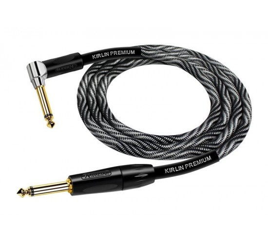 Kirlin IWB-202BFGL 6M WBW кабель инструментальный, прям/угл,  6м, цвет Wave Black