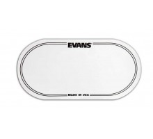 Evans EQPC2 Наклейка на рабочий пластик бас-барабана, прозрачная, двойная педаль, овальная