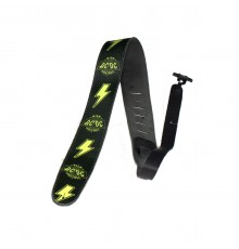 Perri's P25ACDC-1020 AC/DC кожаный ремень 2,5" для гитары, AC/DC