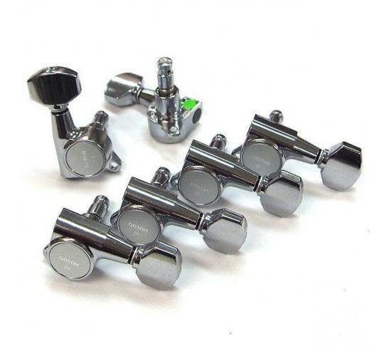 Gotoh SG381-07-C-L6 колки, хром, 6 в линию