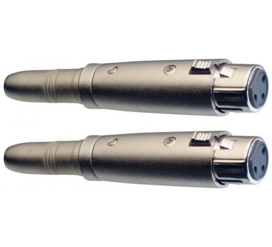 Stagg AC-XFPFH переходник, XLR (F) - JACK (F)