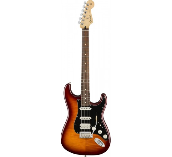 Fender Player Stratocaster HSS Plus Top PF Tobacco Sunburst электрогитара, Мексика, выставочный образец