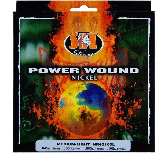 Sit NR45105L Powerwound Nickel Bass Medium Light струны для бас-гитары