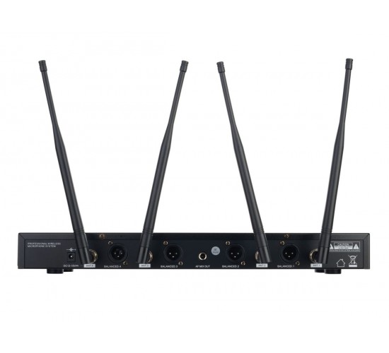 Laudio LS-Q6-4M Беспроводная микрофонная система, 4 ручных передатчика