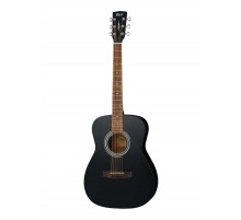 Cort AF510 BKS акустическая гитара, цвет черный матовый