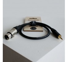 Shnoor MJXF-0,5m Кабель соединительный XLR3f-3.5мм, стерео, 50см
