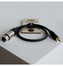 Shnoor MJXF-0,5m Кабель соединительный XLR3f-3.5мм, стерео, 50см