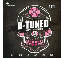 Galli D670 струны для электрогитары, серия d-tuned, Италия
