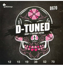 Galli D670 струны для электрогитары, серия d-tuned, Италия