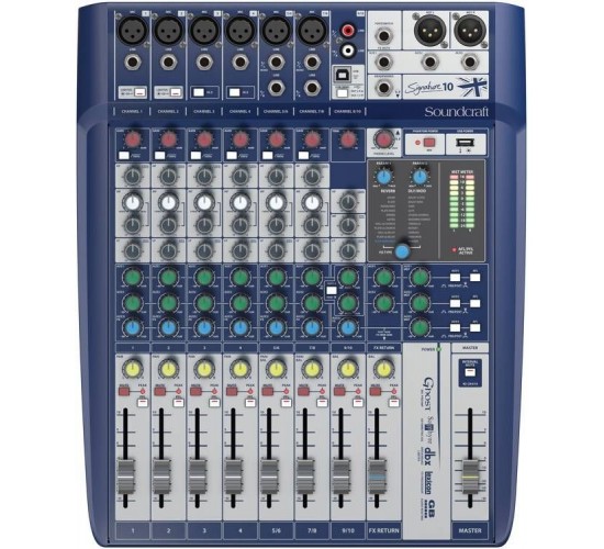 Soundcraft Signature 10 аналоговый микшерный пульт