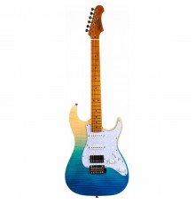 JET JS-450 TBL электрогитара, Stratocaster, HSS, tremolo, цвет прозрачный синий