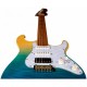 JET JS-450 TBL электрогитара, Stratocaster, HSS, tremolo, цвет прозрачный синий