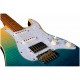 JET JS-450 TBL электрогитара, Stratocaster, HSS, tremolo, цвет прозрачный синий
