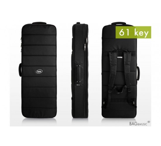 Bag&Music BM1082 Keyboard_61 PRO Полужесткий чехол для синтезатора, клавишных инструментов 105х33х11