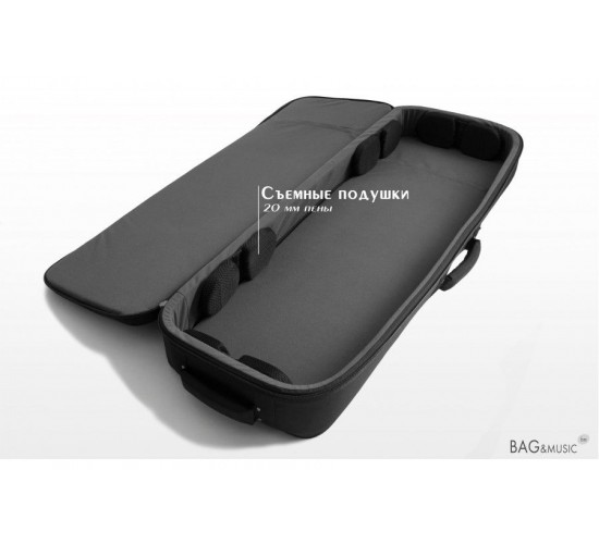 Bag&Music BM1082 Keyboard_61 PRO Полужесткий чехол для синтезатора, клавишных инструментов 105х33х11