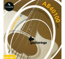 Galli AB40100 Комплект струн для акустической бас-гитары, натяжение LIGHT, 040-100