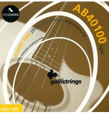 Galli AB40100 Комплект струн для акустической бас-гитары, натяжение LIGHT, 040-100