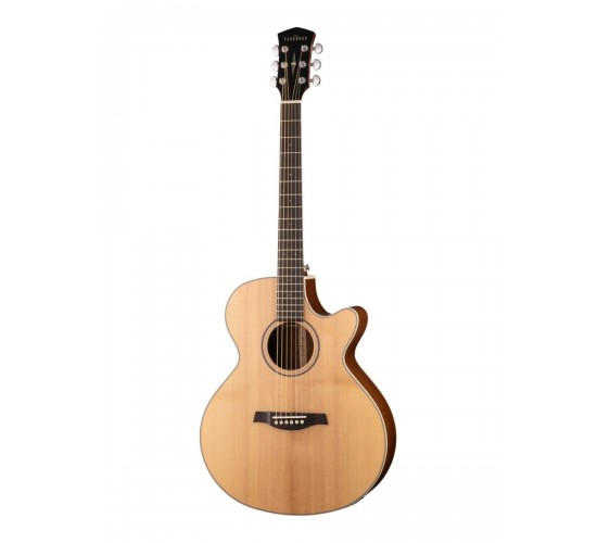 Parkwood S27-GT электроакустическая гитара, с вырезом, с чехлом, глянец