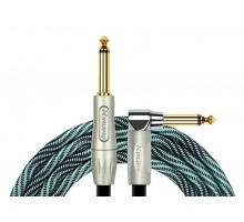 Kirlin IWB-202PFGL 6M WBT инструментальный кабель с прямым/угловым 6,3 мм разъемами (моно