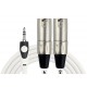 Kirlin LGY-370L 1M WH кабель Y-образный 1 м