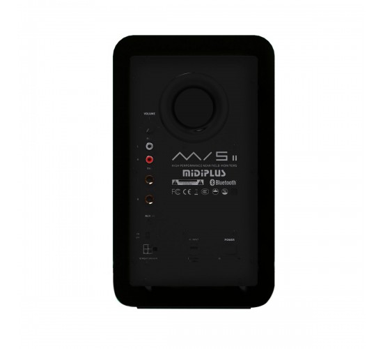 Midiplus MI5 II пара студийных мониторов, мощность 70 Ватт, динамик 5,25', твиттер 1', цвет черный,