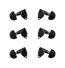 Gotoh SG301-20-B-L3+R3 Колки для гитары 3+3, черные