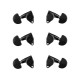 Gotoh SG301-20-B-L3+R3 Колки для гитары 3+3, черные