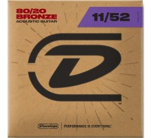 Dunlop DAB1152 струны для акустической гитары из бронзы 11-52
