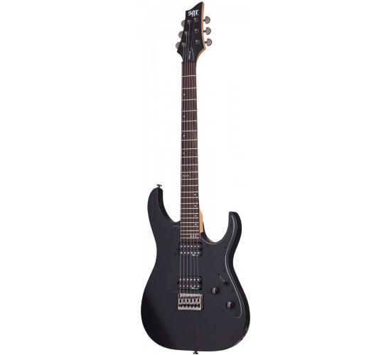 Schecter SGR BANSHEE-6 SBK электрогитара, цвет матовый черный