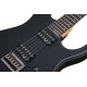 Schecter SGR BANSHEE-6 SBK электрогитара, цвет матовый черный