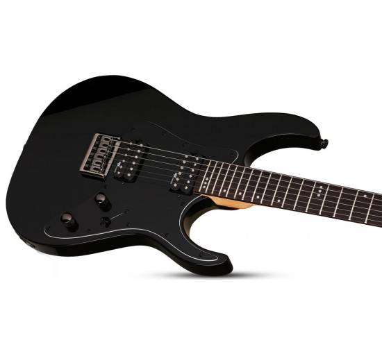 Schecter SGR BANSHEE-6 SBK электрогитара, цвет матовый черный