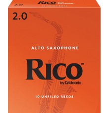 Rico RJA1020 Rico Трости для саксофона альт, размер 2.0, 10шт в упаковке