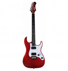 JET JS-500 RDS электрогитара, Stratocaster, корпус липа, 24 лада, HH, 1V1T, tremolo, цвет RDS