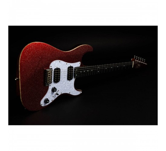 JET JS-500 RDS электрогитара, Stratocaster, корпус липа, 24 лада, HH, 1V1T, tremolo, цвет RDS
