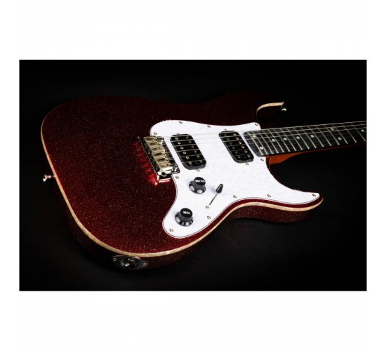 JET JS-500 RDS электрогитара, Stratocaster, корпус липа, 24 лада, HH, 1V1T, tremolo, цвет RDS