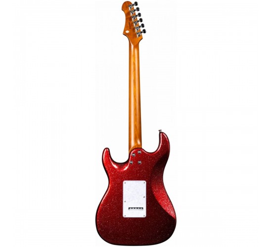 JET JS-500 RDS электрогитара, Stratocaster, корпус липа, 24 лада, HH, 1V1T, tremolo, цвет RDS