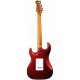 JET JS-500 RDS электрогитара, Stratocaster, корпус липа, 24 лада, HH, 1V1T, tremolo, цвет RDS