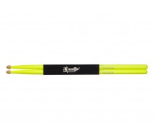 HUN 10101003009 Fluorescent Series 7A Барабанные палочки, желтые, орех гикори