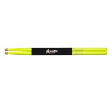 HUN 10101003009 Fluorescent Series 7A Барабанные палочки, желтые, орех гикори