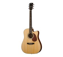 Cort MR600F NS электроакустическая гитара, корпус дредноут, цвет натуральный матовый