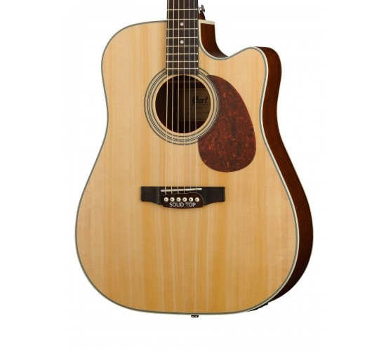 Cort MR600F NS электроакустическая гитара, корпус дредноут, цвет натуральный матовый