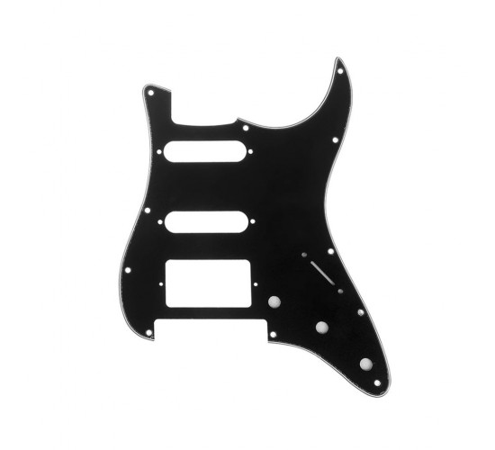 Musiclily MX1380BK Защитная накладка гитары Fender Stratocaster HSS, 3 слоя, черная