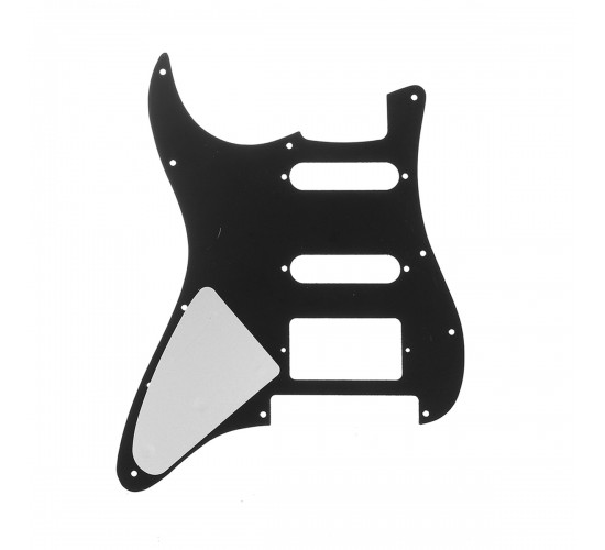 Musiclily MX1380BK Защитная накладка гитары Fender Stratocaster HSS, 3 слоя, черная