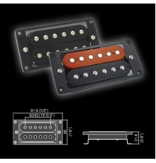 Belcat BH-23Bridge-BK Звукосниматель магнитный, хамбакер, бриджевый, черный