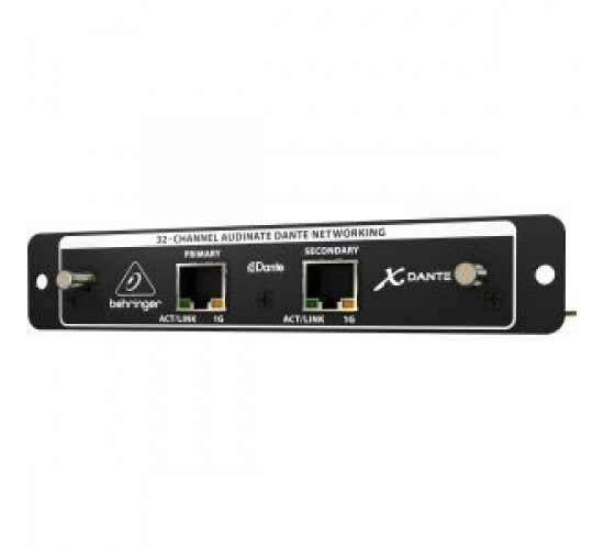 Behringer X-DANTE карта расширения Dante для X32, для записи и воспроизведения до 64 кан. аудио