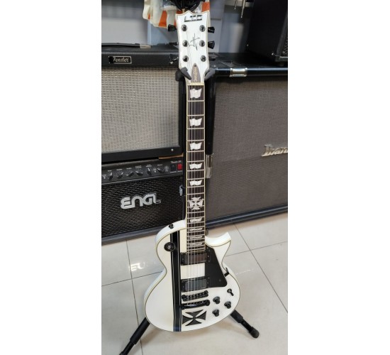 ESP LTD Iron Cross Snow White электрогитара, Корея USED