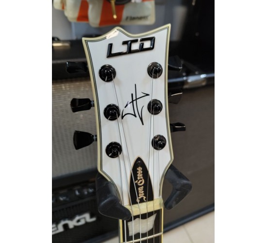 ESP LTD Iron Cross Snow White электрогитара, Корея USED