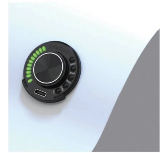 X2 DOUBLE OS1 трансакустический врезной пьезозвукосниматель для гитары с Bluetooth, регуляторами тона, громкости микрофона и реверберации, эффекты: 